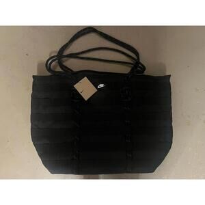 Nike Sportswear RPM Tote (26L) Black White Cord Zipper Bag Travel FJ0439 010